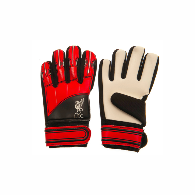 Liverpool goalkeeper gloves junior best sale