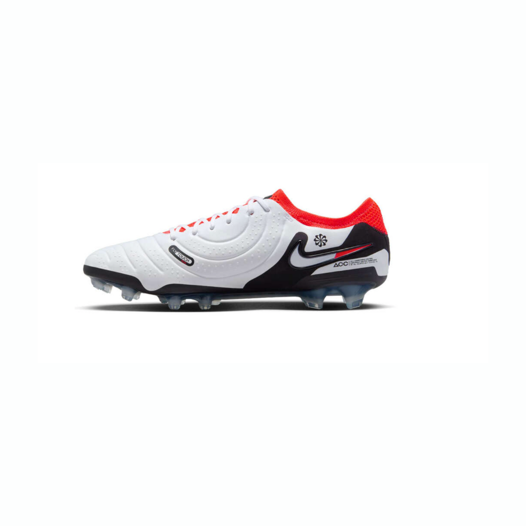 Red and black nike tiempo hotsell